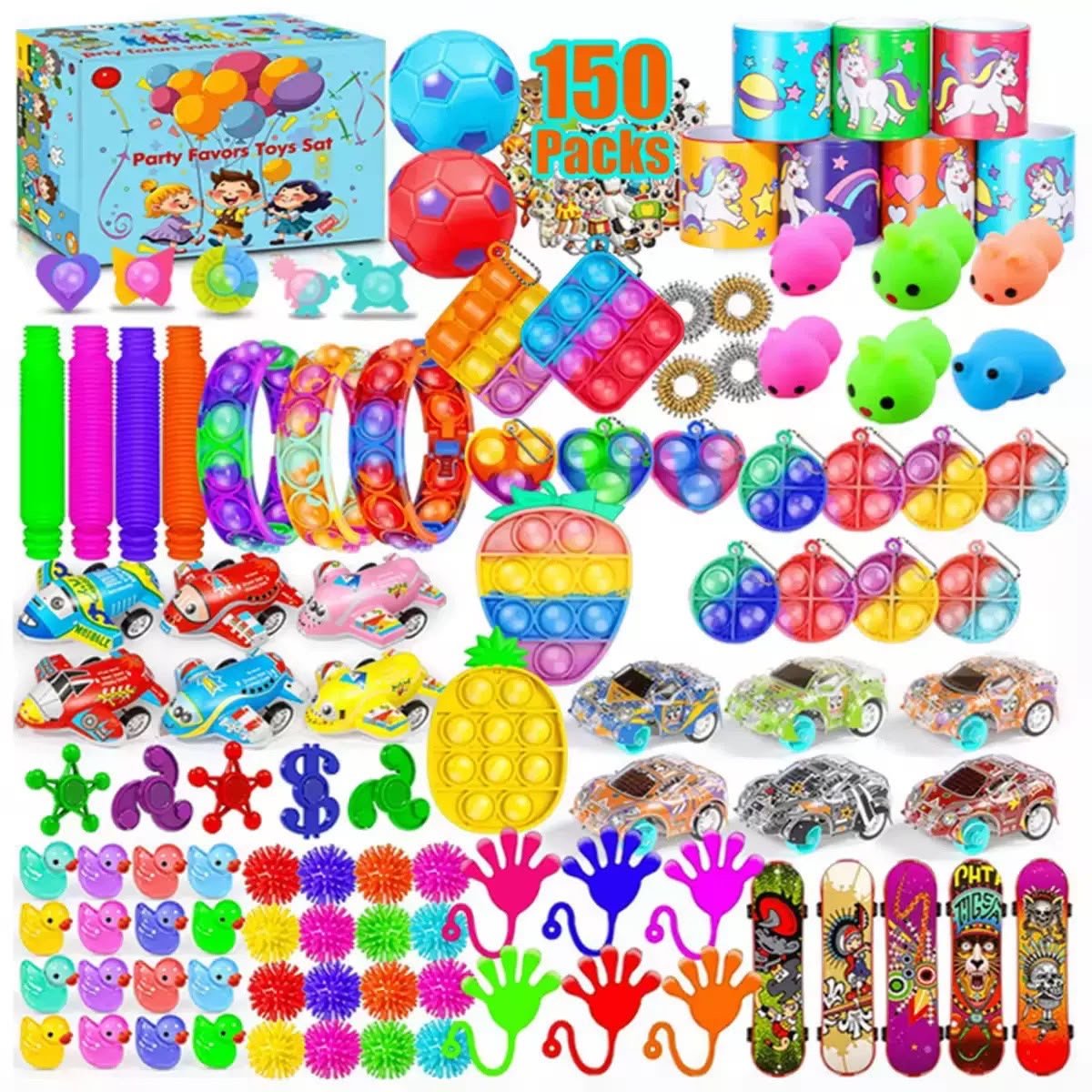 150pcs Fidget Toys Pack Kids Party Bag Australia - KOI KOI INBOX