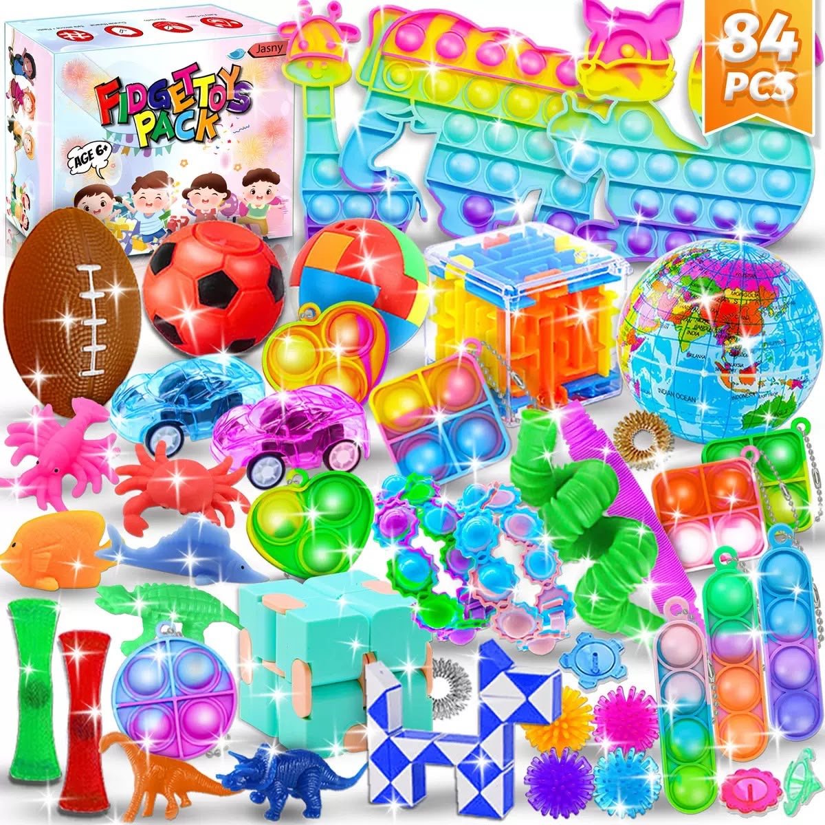 84pcs Fidget Toys Pack Kids Party Bag Australia - KOI KOI INBOX