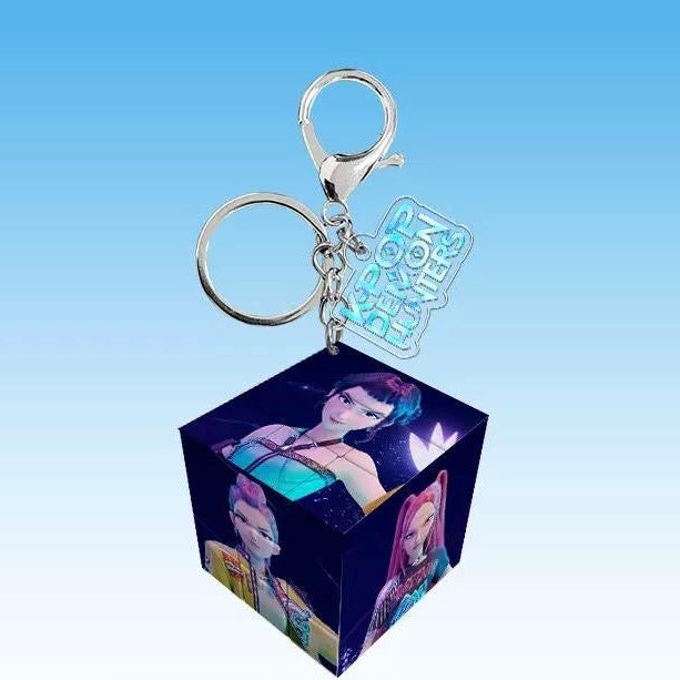 Kpop Demon Hunters Rubik Keychain
