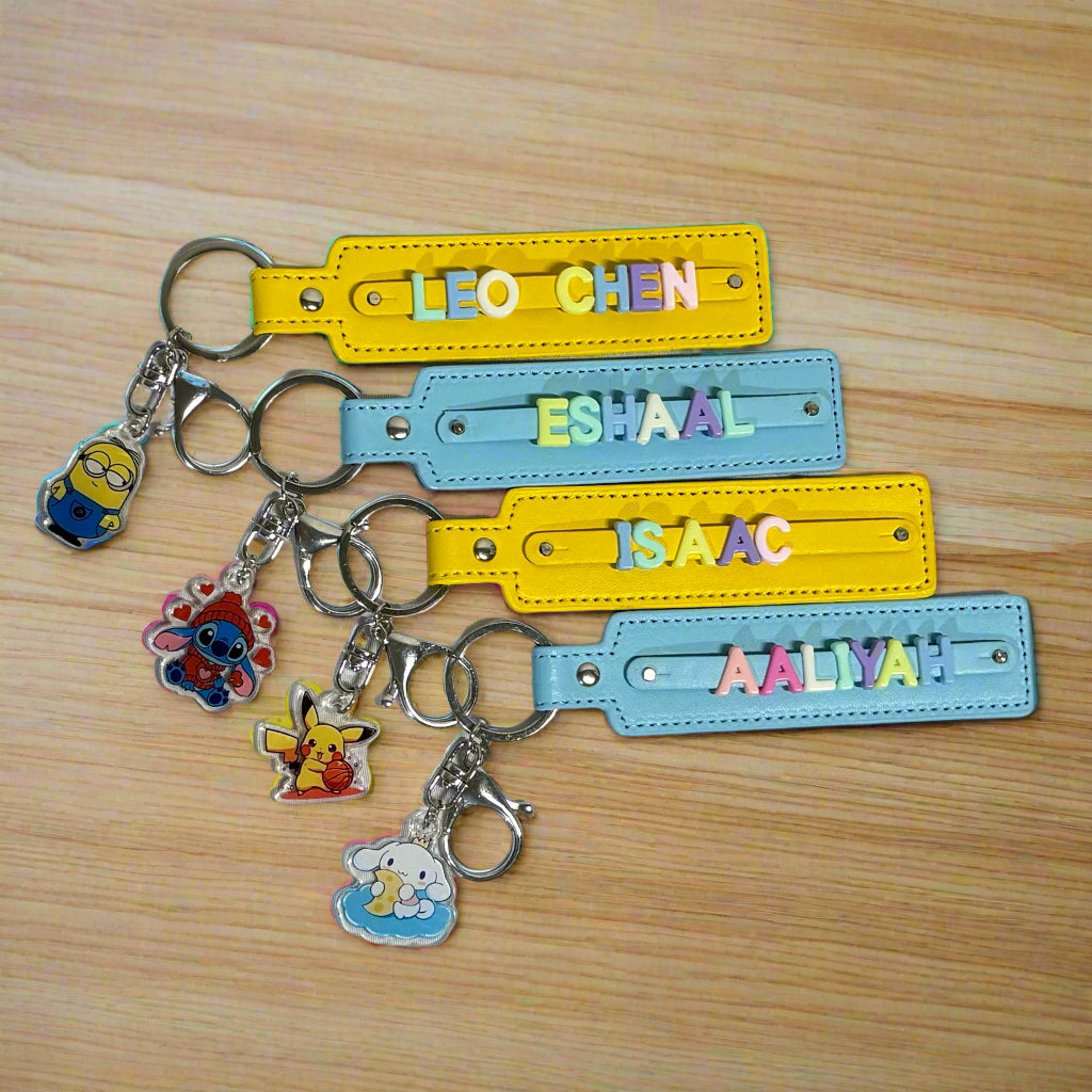 Personalised Keychain (Macarons letters)