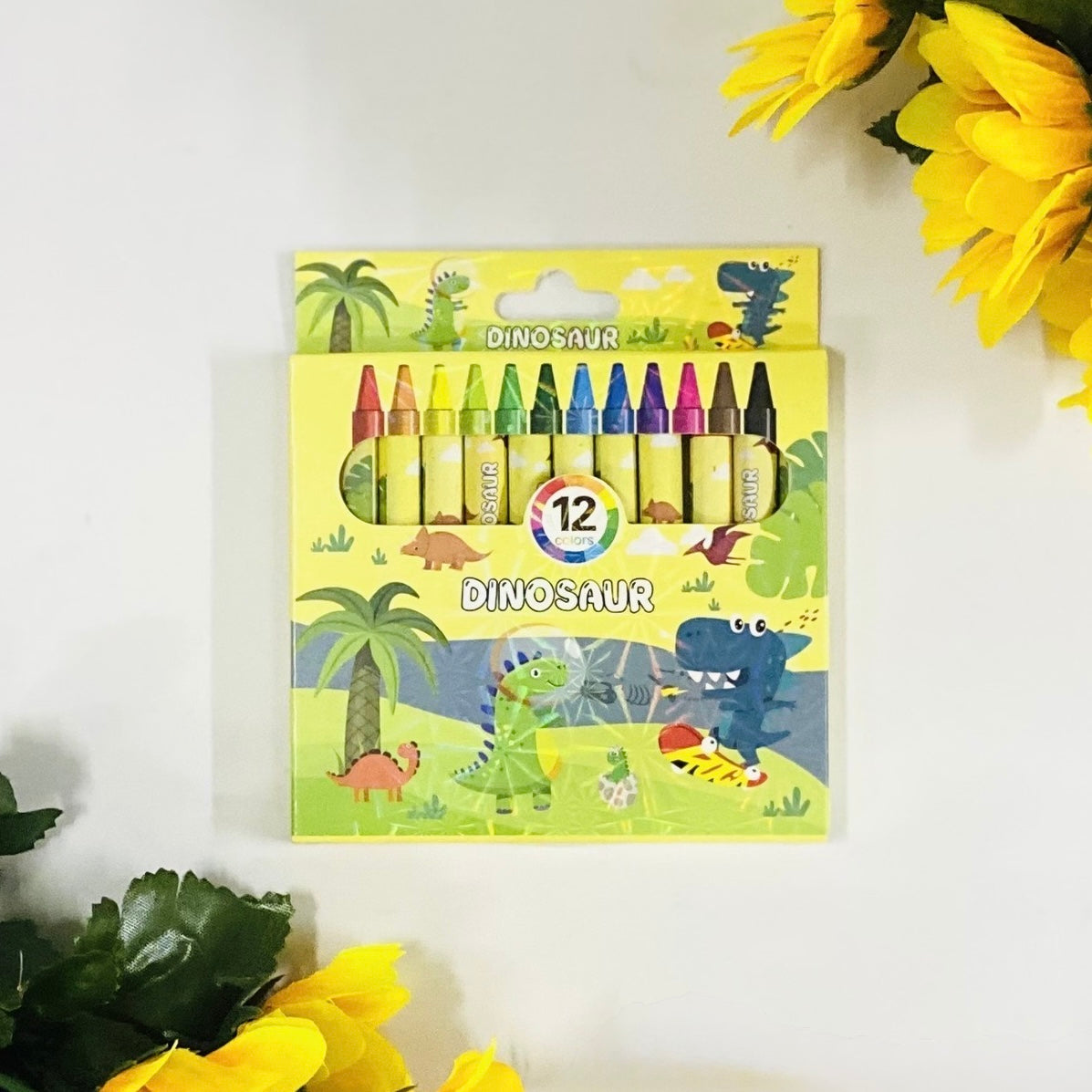 Dinosaur Crayons pack
