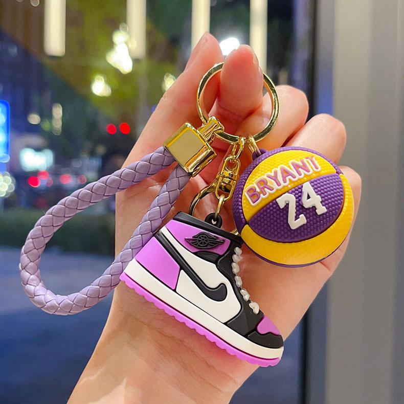 Bryant Basketball and Shoe Keychain