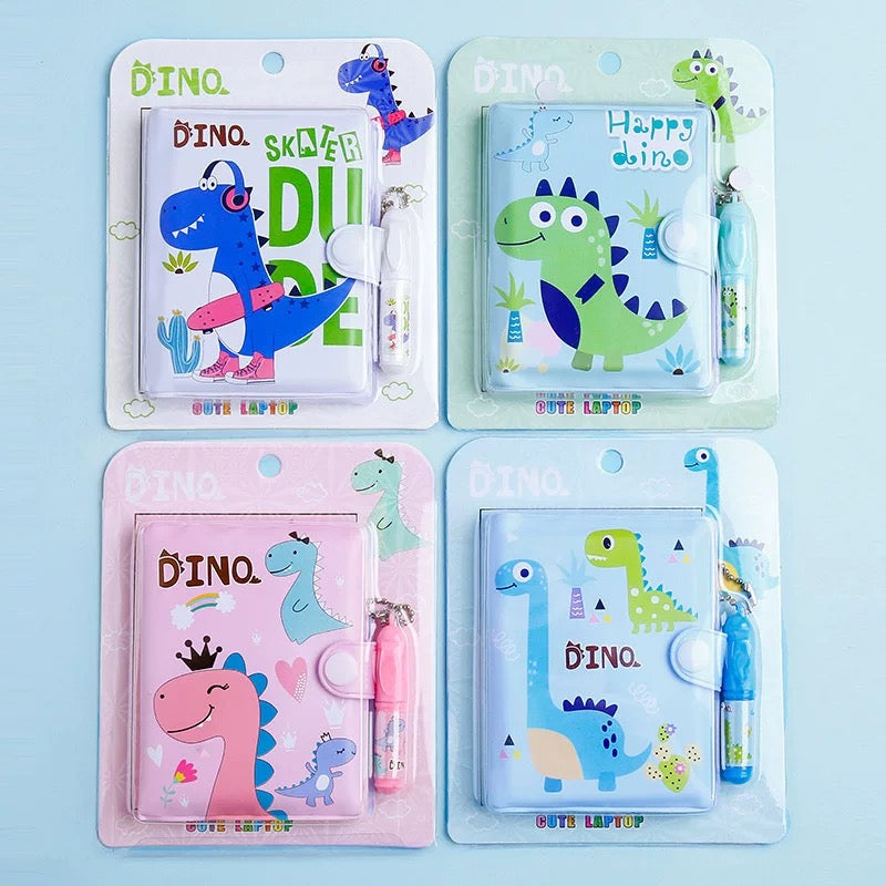 Dinosaur Mini Notebook with Pen