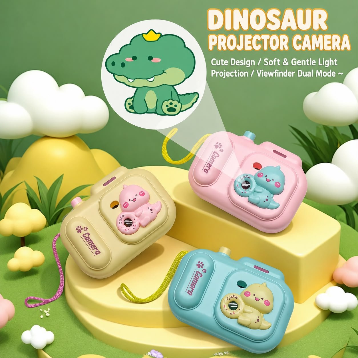 Dinosaur Projector Camera Keychain Kids Party Bag Australia - KOI KOI INBOX