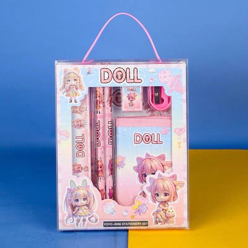 Doll Stationery set (5 items) Kids Party Bag Australia - KOI KOI INBOX