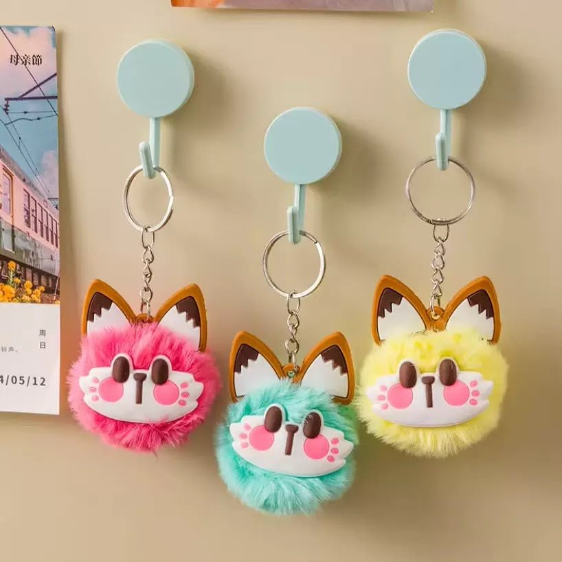 Furry Fox Keychain Kids Party Bag Australia - KOI KOI INBOX