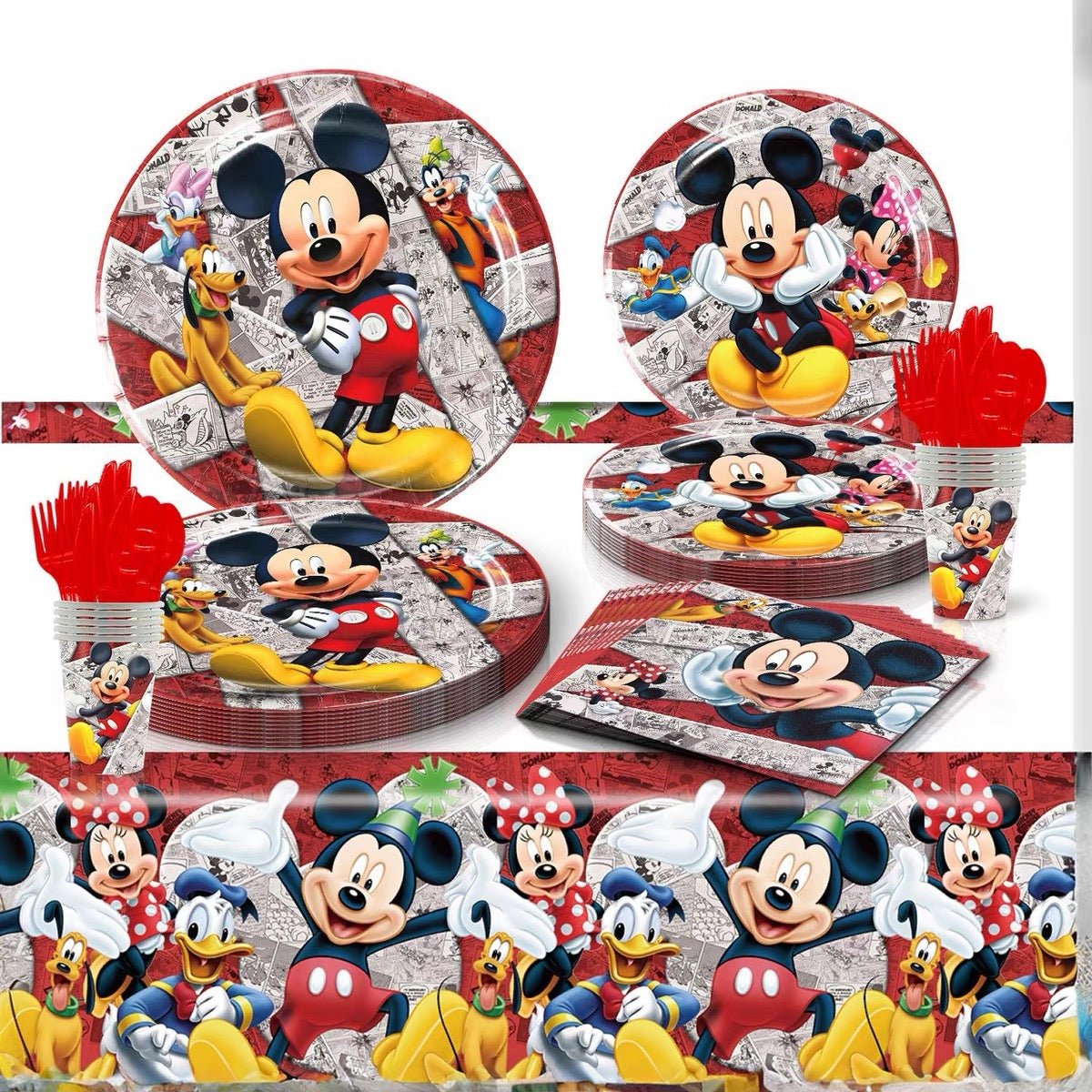 Mickey Tableware Kids Party Bag Australia - KOI KOI INBOX