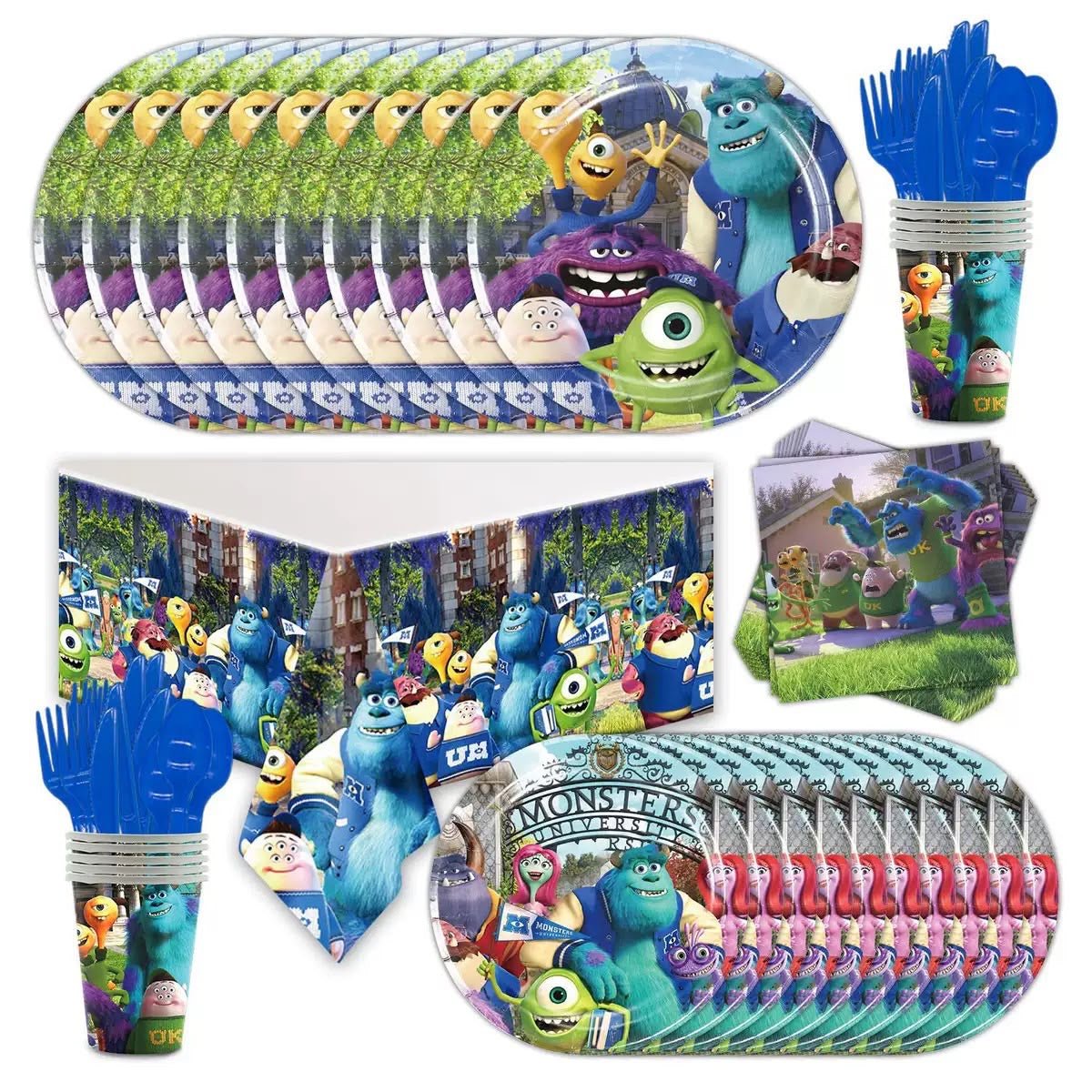 Monster Inc Tableware Kids Party Bag Australia - KOI KOI INBOX