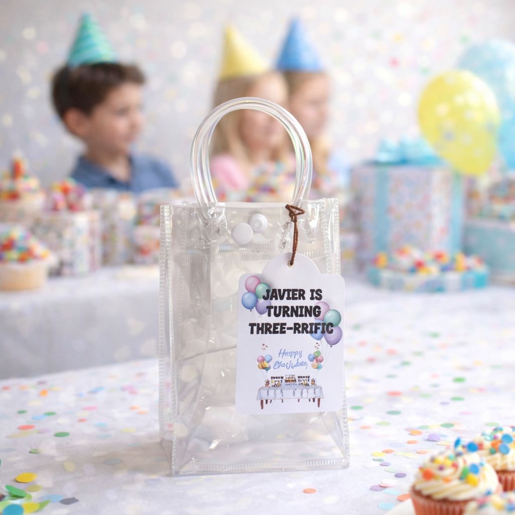Personalised Birthday Thank You Tag Kids Party Bag Australia - KOI KOI INBOX