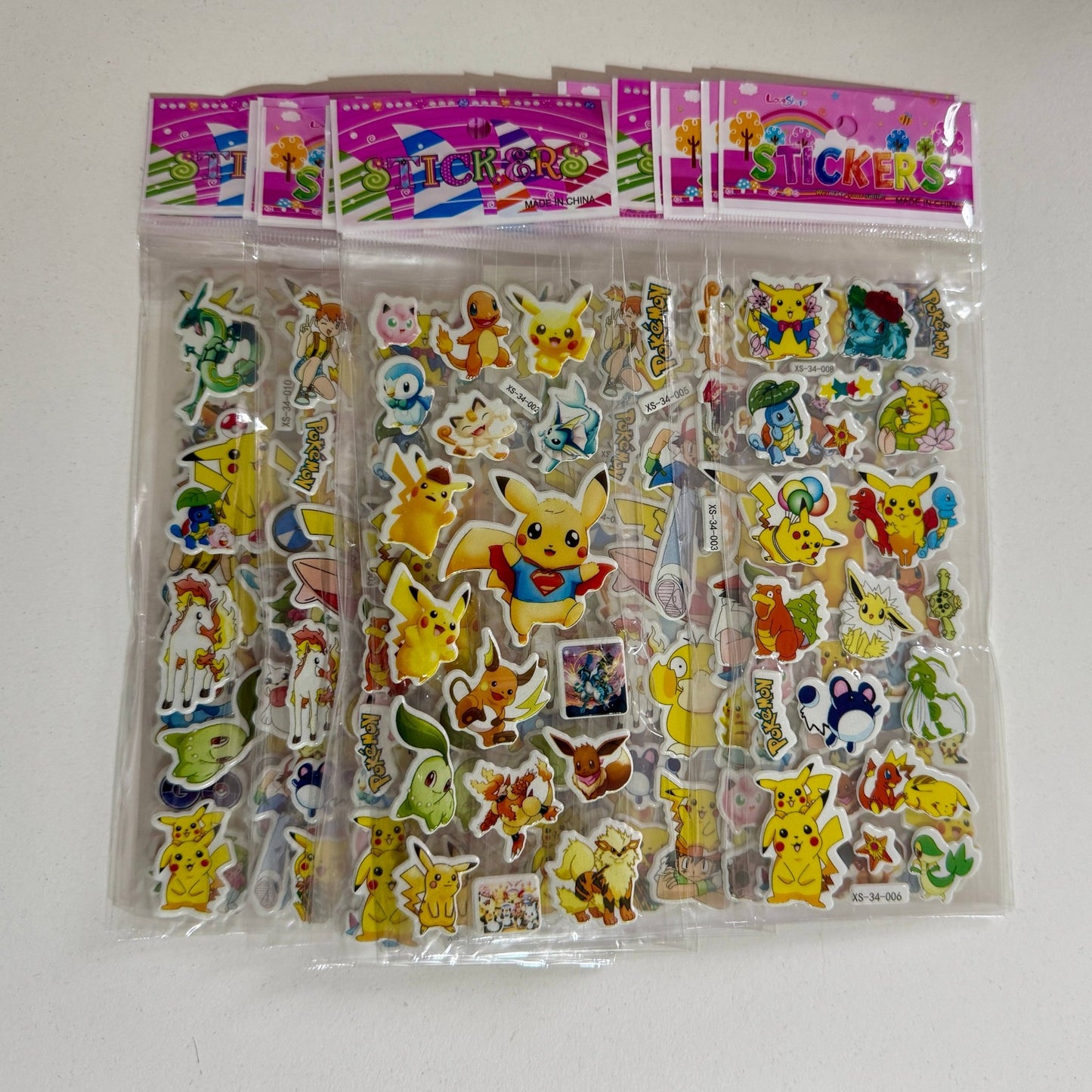PKC Stickers (5 Sheets) Kids Party Bag Australia - KOI KOI INBOX