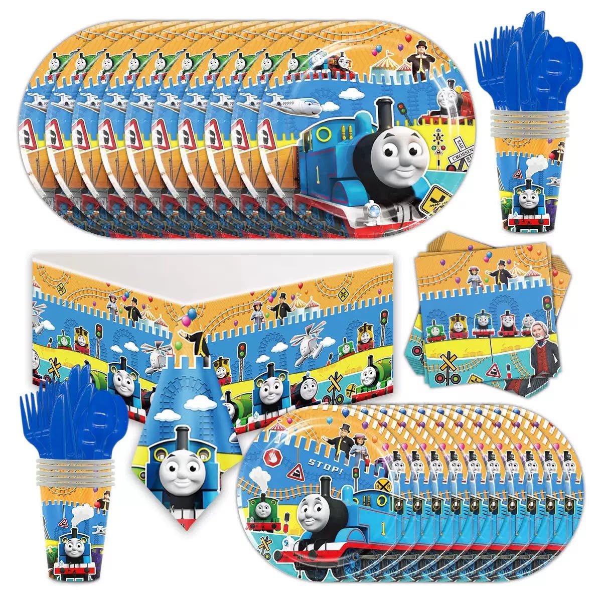 Thomas Train Tableware Kids Party Bag Australia - KOI KOI INBOX