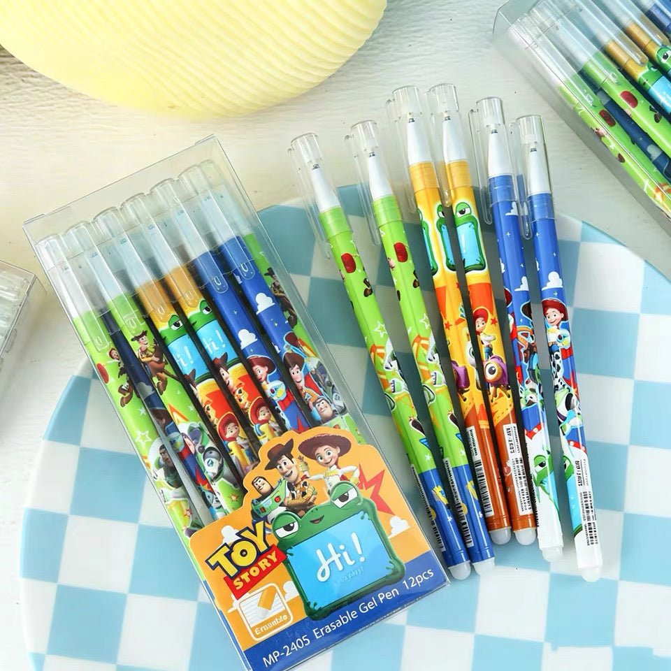 Toy Story Erasable Gel Pen (6 in a pack) Kids Party Bag Australia - KOI KOI INBOX