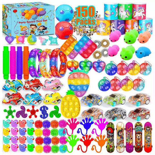 150pcs Fidget Toys Pack Kids Party Bag Australia - KOI KOI INBOX