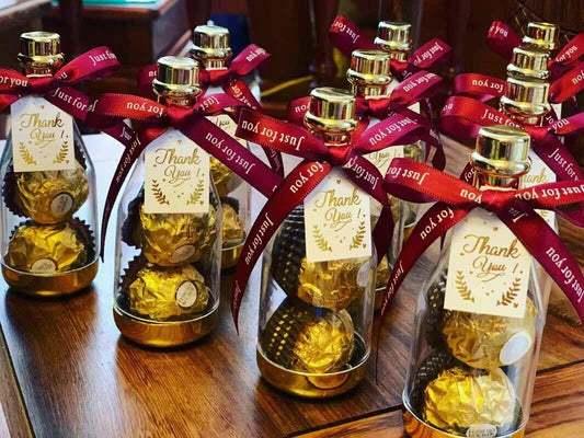 Champagne Style Candy Favours(6 in a pack)