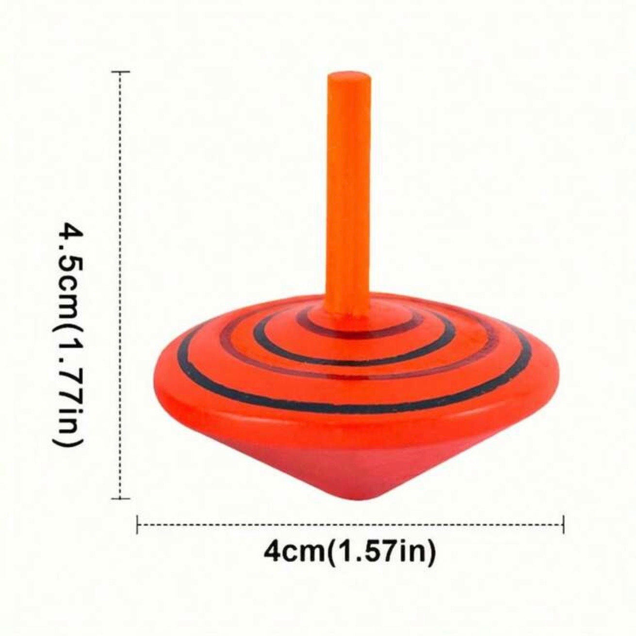 Wooden Spinning Tops (12 in a pack)