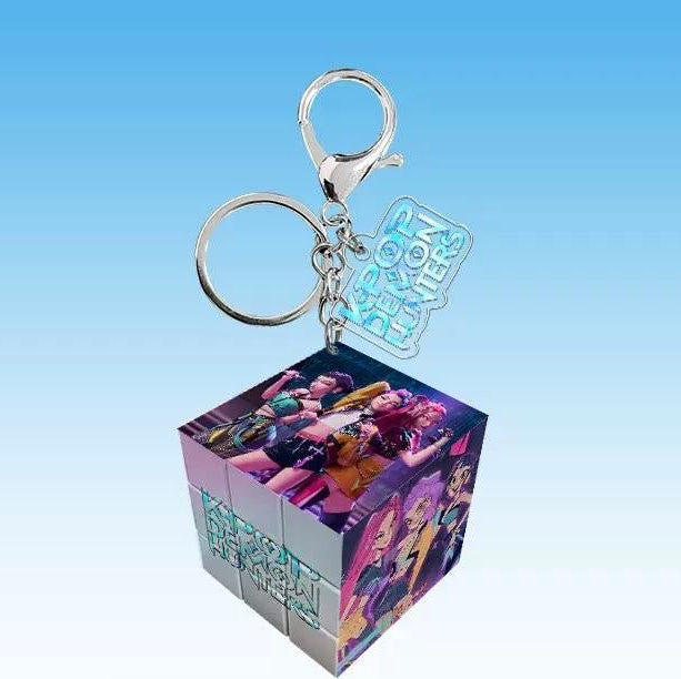 Kpop Demon Hunters Rubik Keychain