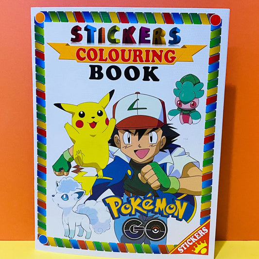 PKC Stickers Colouring Book (A4)