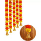 Indian Diwali Artificial Marigold with Bells Decoration