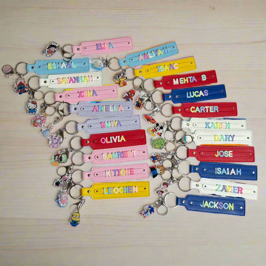 Personalised Keychain (Macarons letters)
