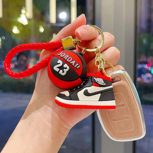Jordan Basketball and Shoe Keychain