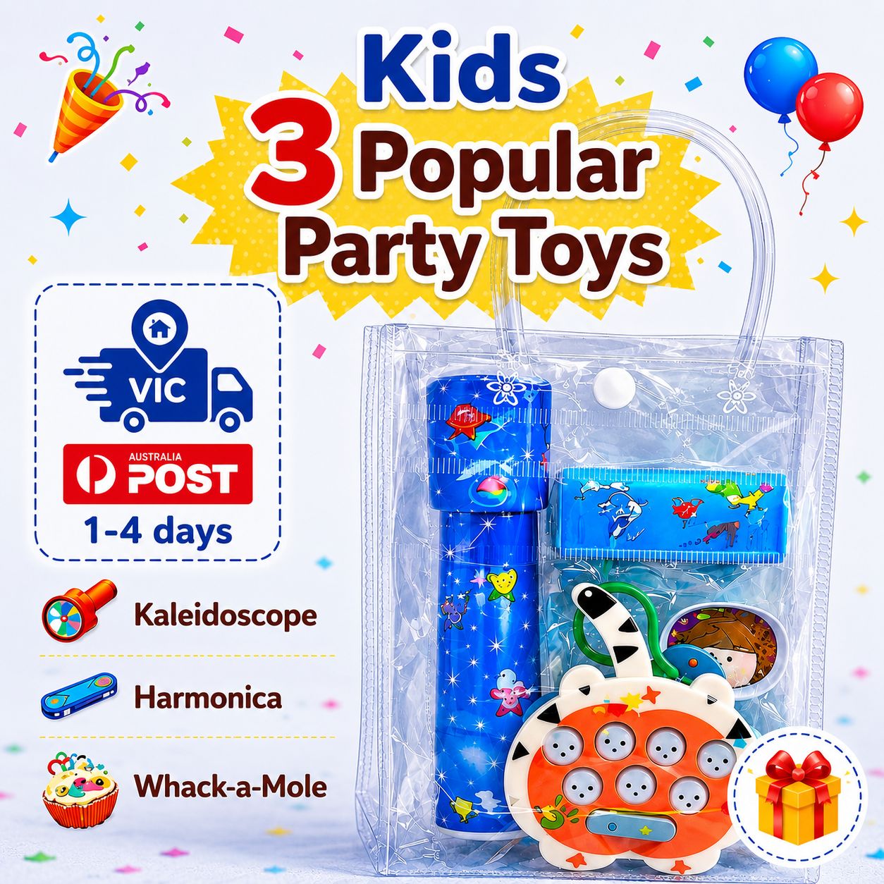 All Kids Fun Bundle (3 items) Kids Party Bag Australia - KOI KOI INBOX