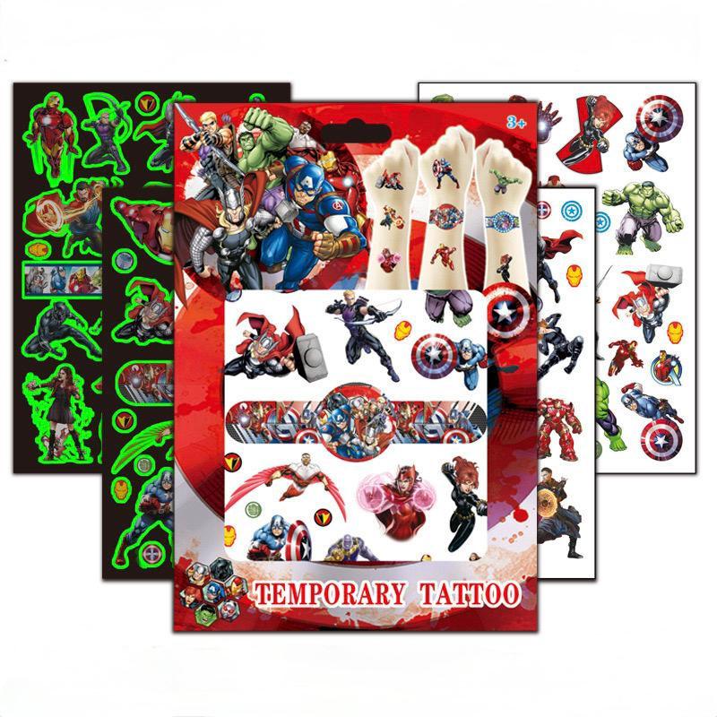 AVG Temporary Tattoo (4 sheets) Kids Party Bag Australia - KOI KOI INBOX