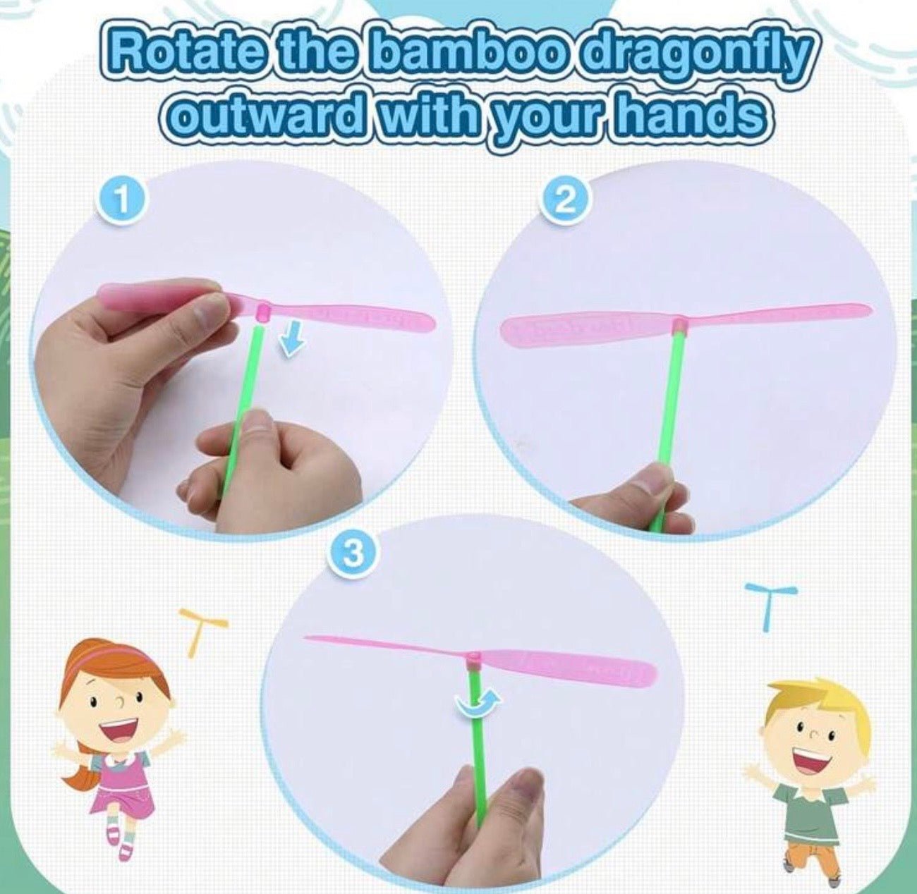 Bamboo Dragonfly (12 in a pack) Kids Party Bag Australia - KOI KOI INBOX