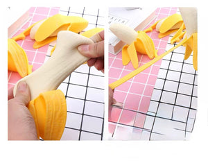 Banana Squishy Toy – Sensory Toy & Party Bag Filler Kids Party Bag Australia - KOI KOI INBOX