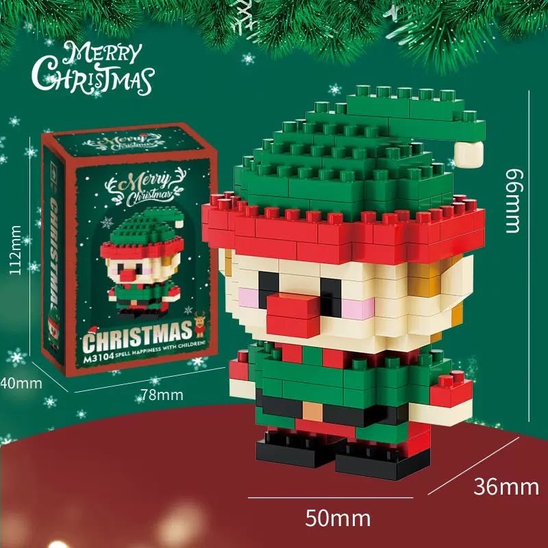 Christmas Bricks (Assorted Designs) Kids Party Bag Australia - KOI KOI INBOX