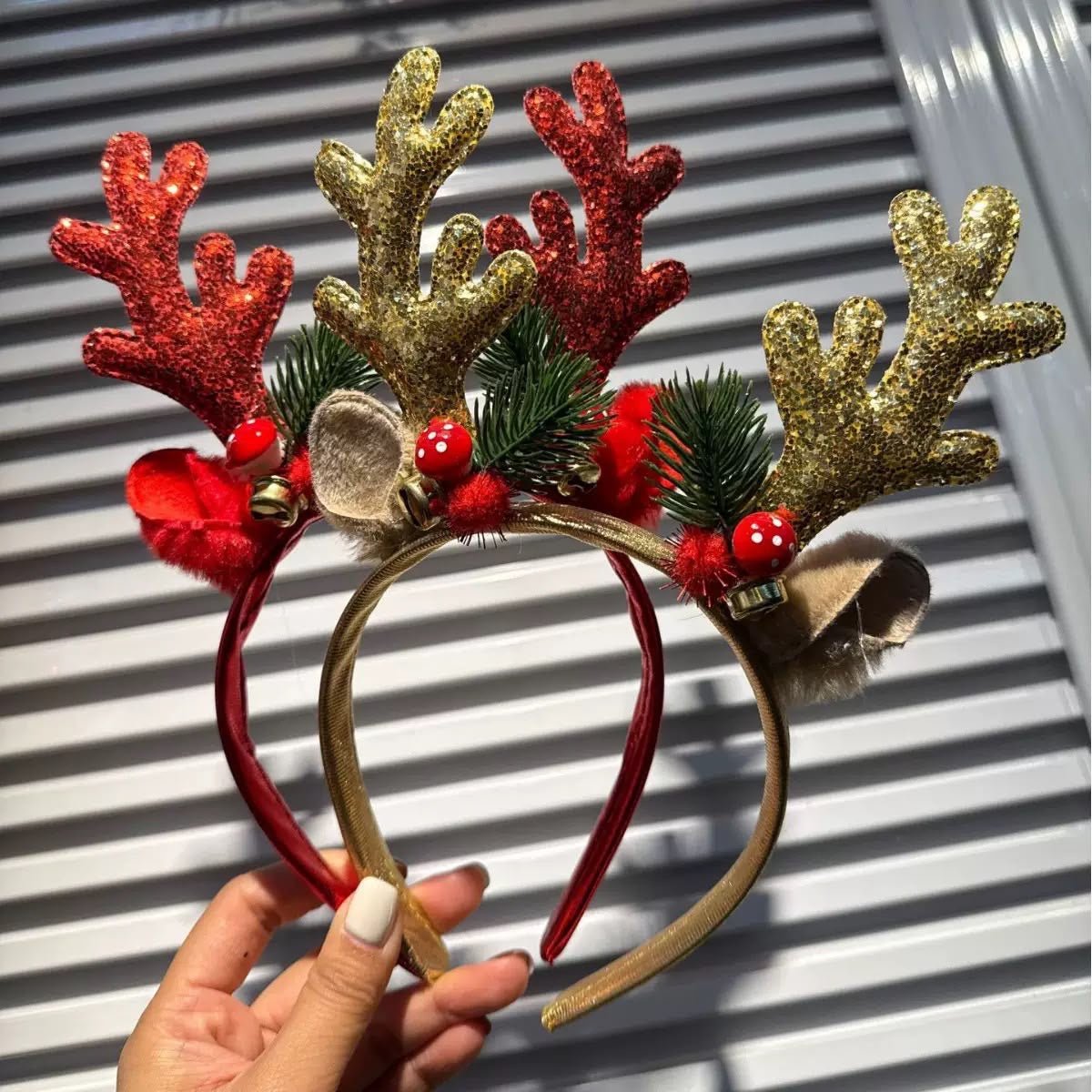 Christmas Glittery Bell Hair Band Kids Party Bag Australia - KOI KOI INBOX