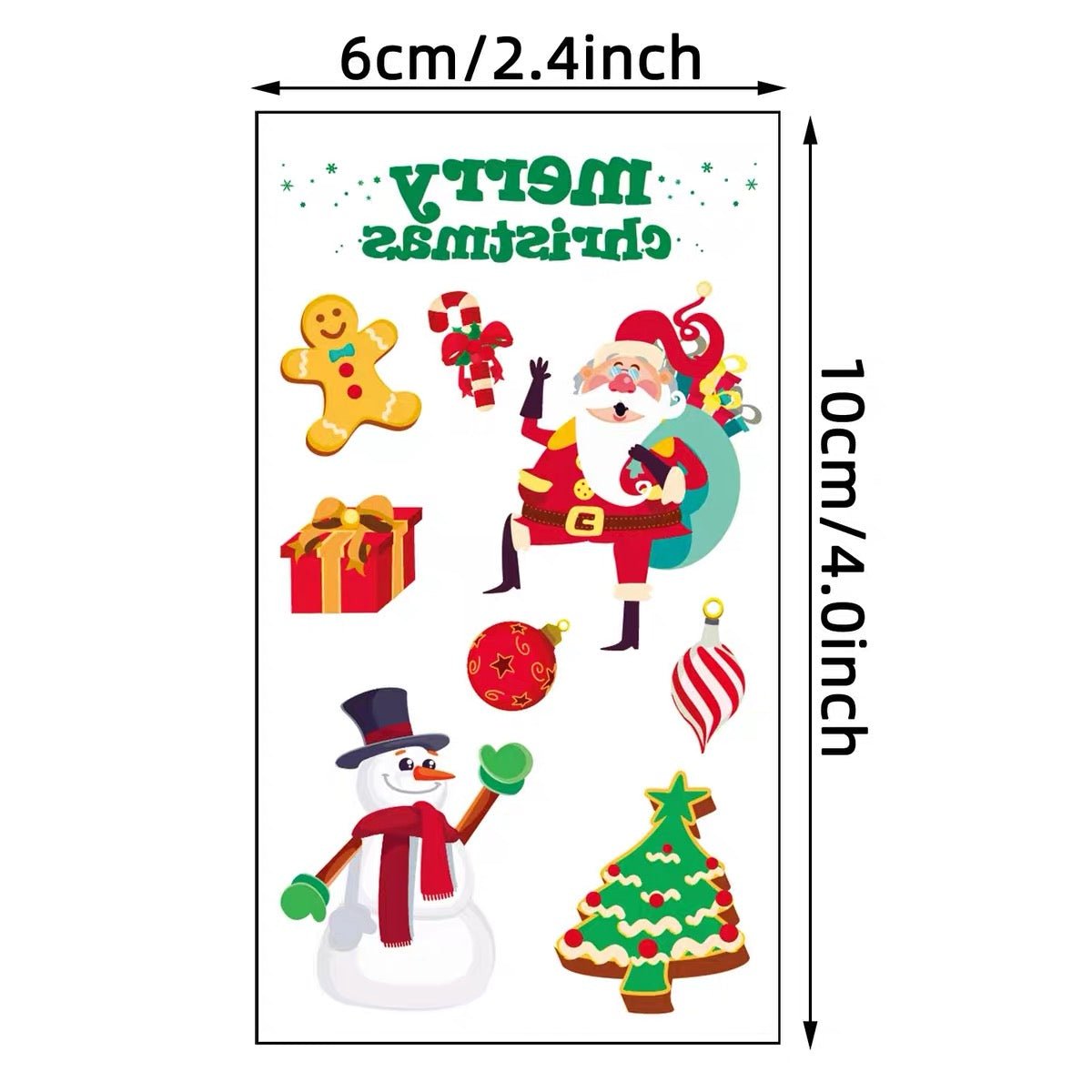 Christmas Temporary Tattoo Kids Party Bag Australia - KOI KOI INBOX