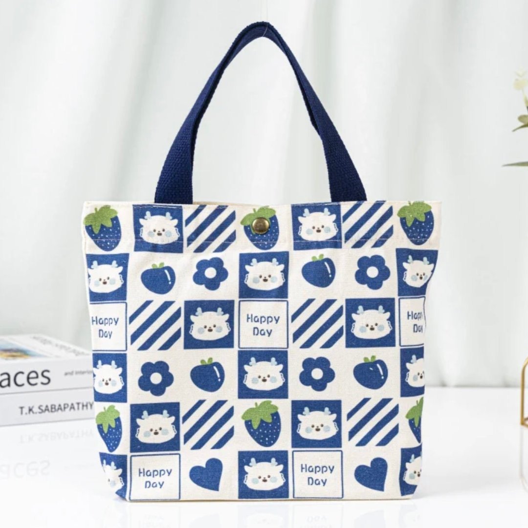 Cute Design Canvas Bag Kids Party Bag Australia - KOI KOI INBOX