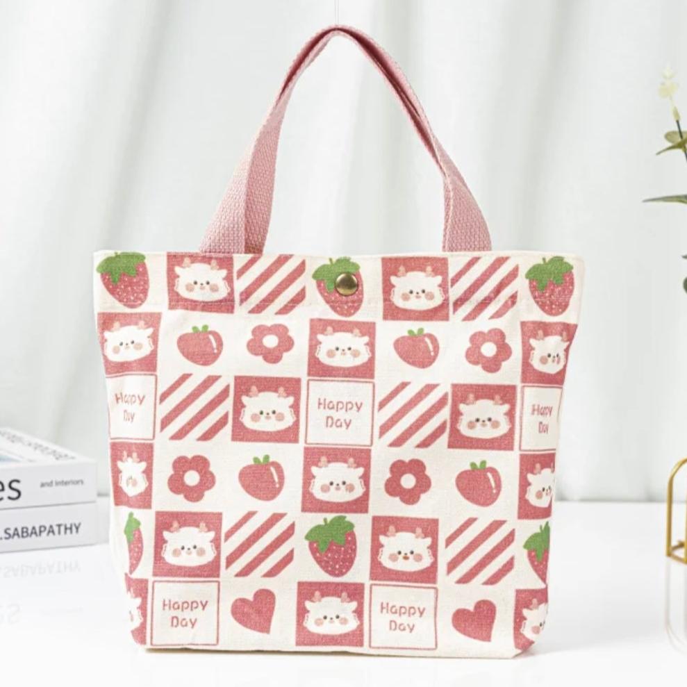 Cute Design Canvas Bag Kids Party Bag Australia - KOI KOI INBOX