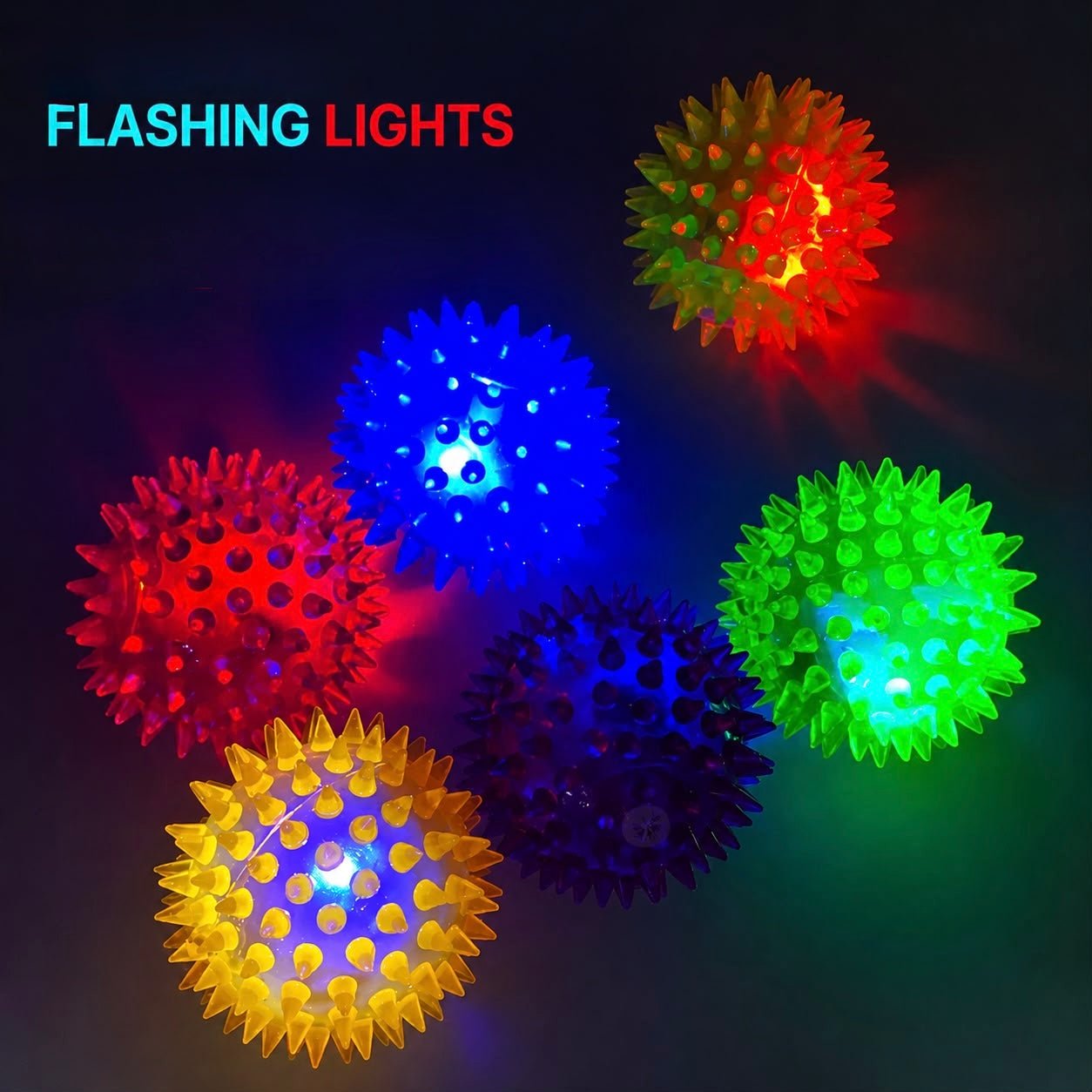 Flashing Spiky Sensory Ball Kids Party Bag Australia - KOI KOI INBOX