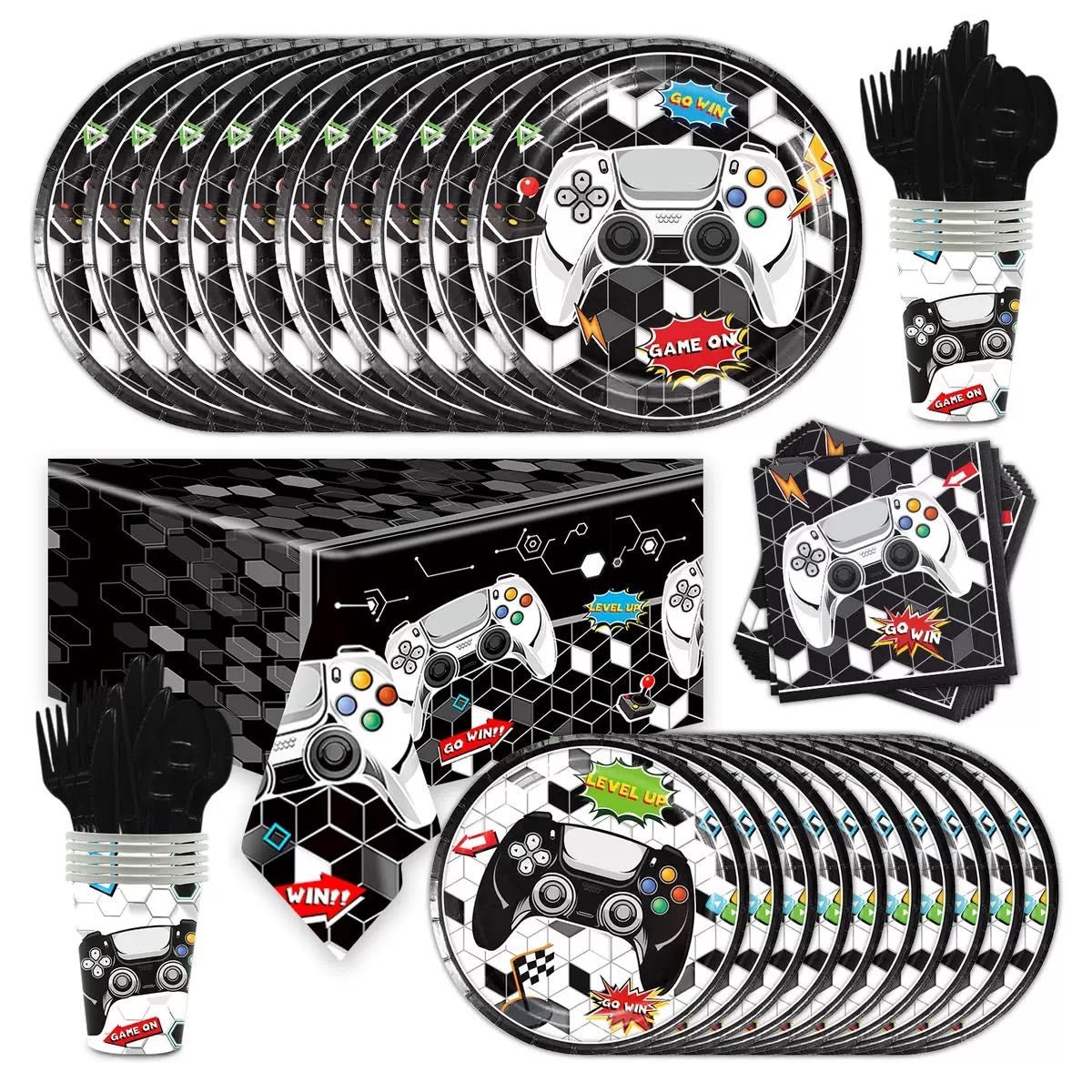 Game On Tableware Kids Party Bag Australia - KOI KOI INBOX