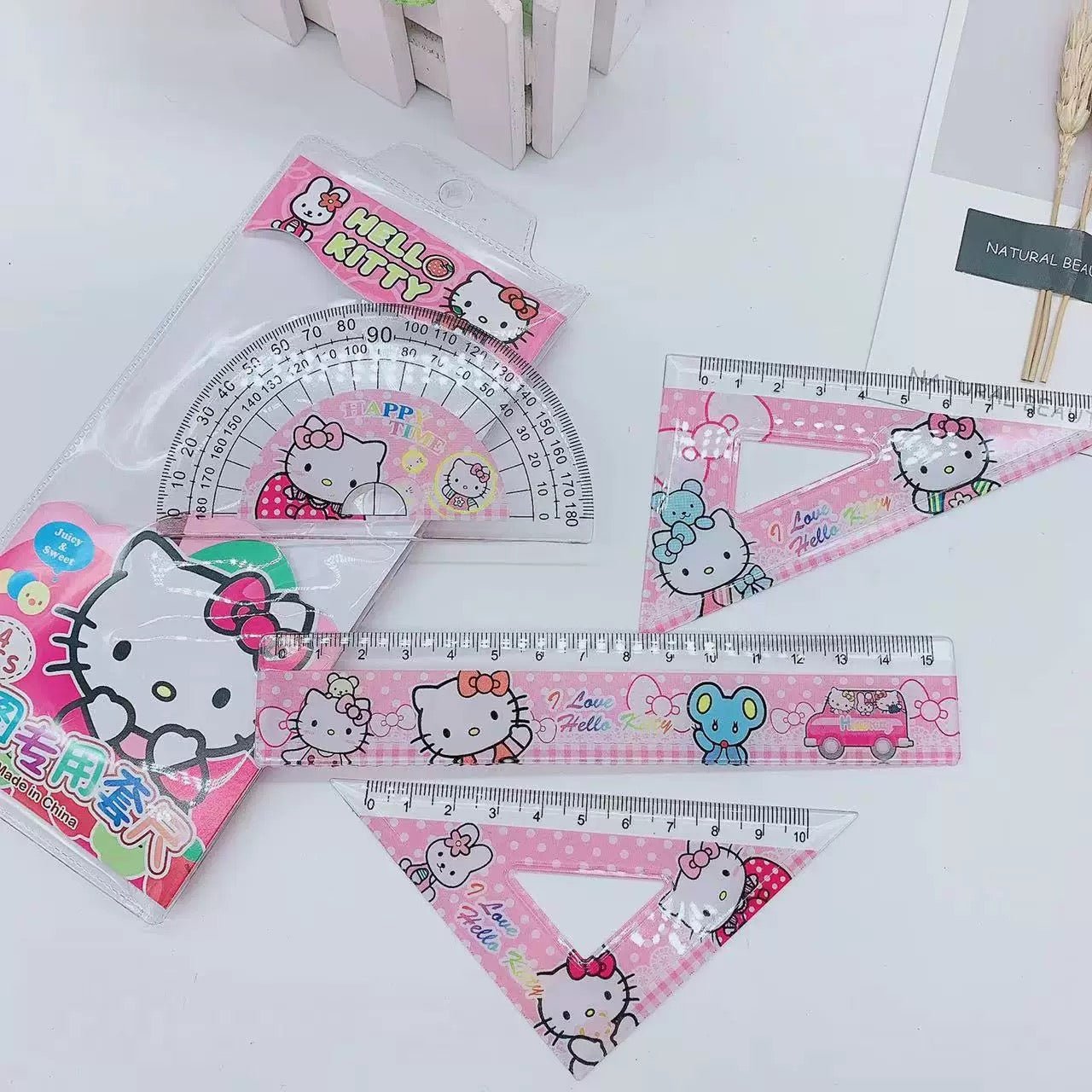 HK Geometry Rulers Set Kids Party Bag Australia - KOI KOI INBOX