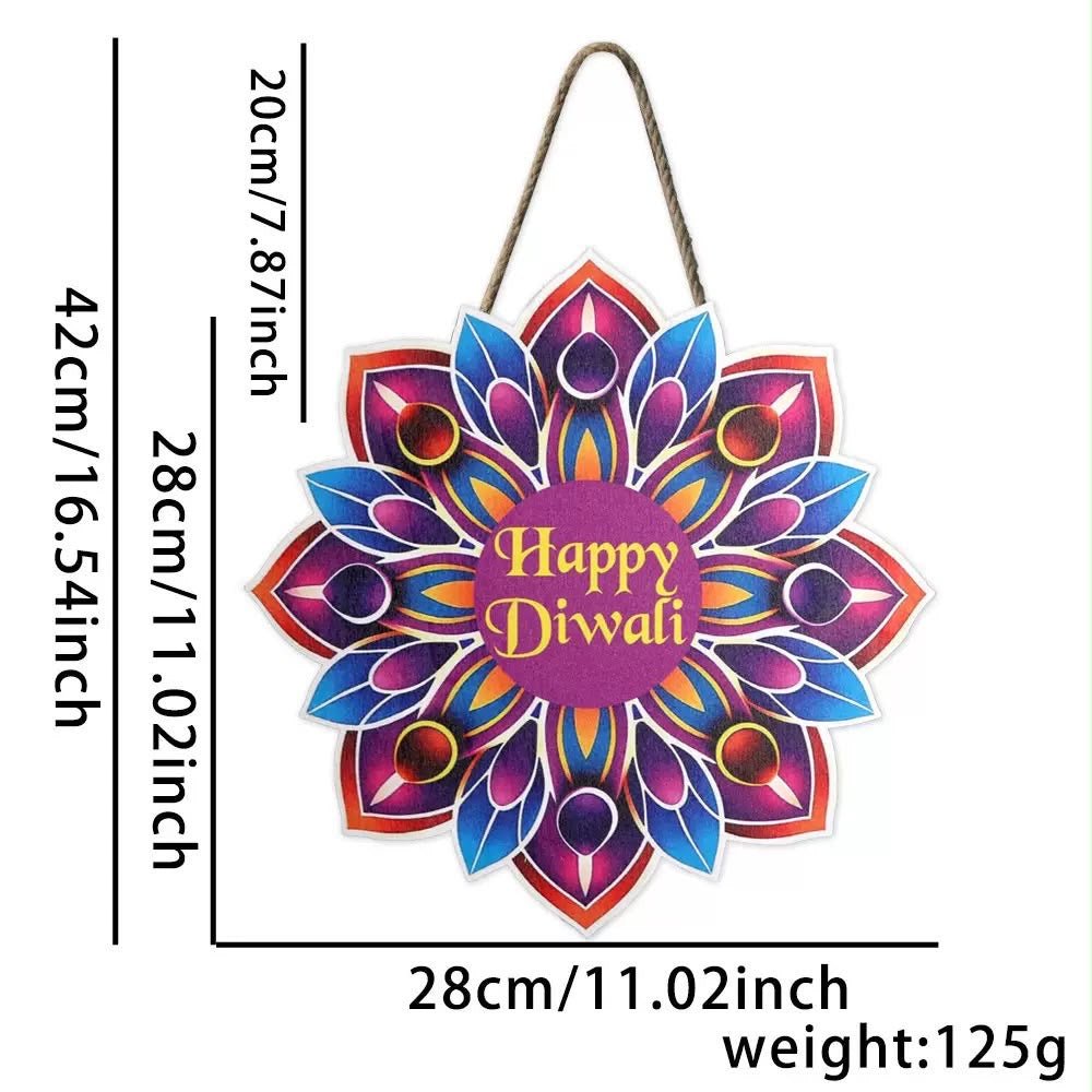 Indian Diwali Wooden Sign Decoration | Multiple Designs Kids Party Bag Australia - KOI KOI INBOX