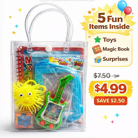 Kids Party Bag Bundle – Mystery Set (5pcs) – Birthday Favors Australia Kids Party Bag Australia - KOI KOI INBOX