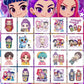 Kpop Demon Hunters Temporary Tattoo Kids Party Bag Australia - KOI KOI INBOX