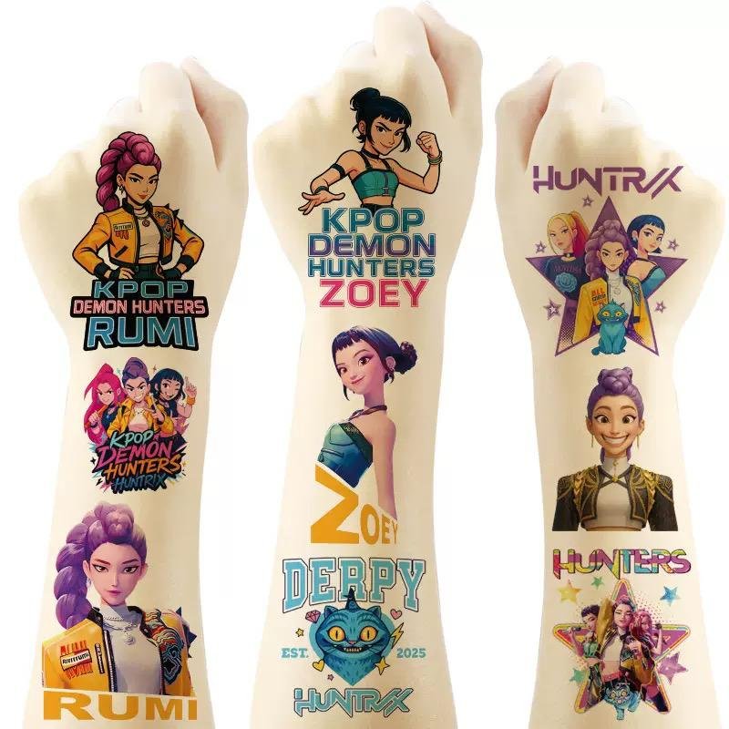 Kpop Demon Hunters Temporary Tattoo Kids Party Bag Australia - KOI KOI INBOX
