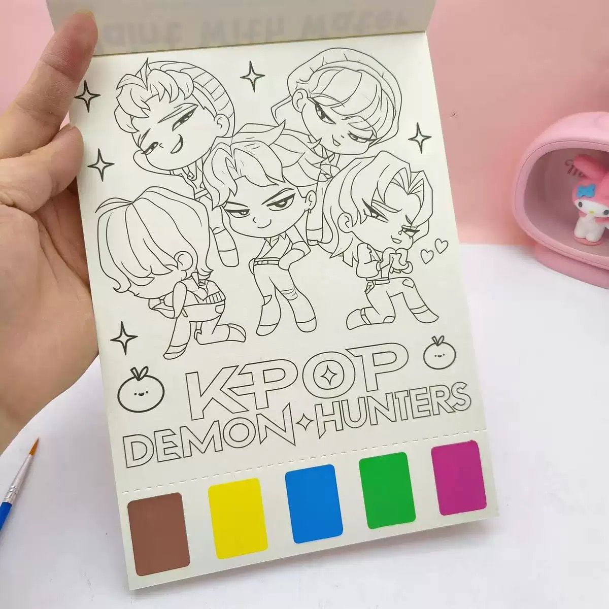 Kpop Demon Hunters Water Colour Book Kids Party Bag Australia - KOI KOI INBOX