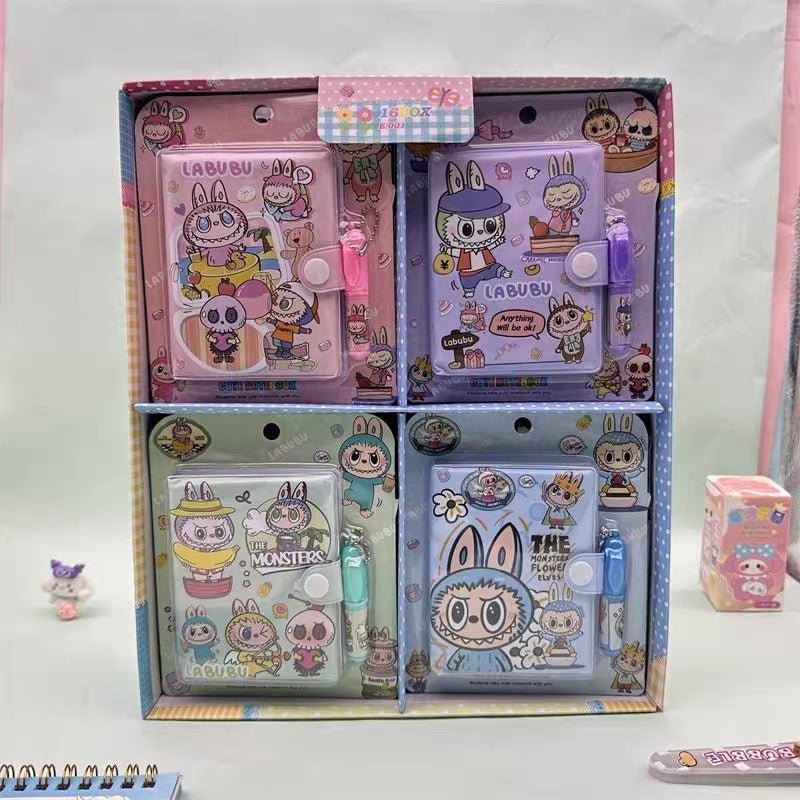 Labubu Mini Notebook with Pen Kids Party Bag Australia - KOI KOI INBOX