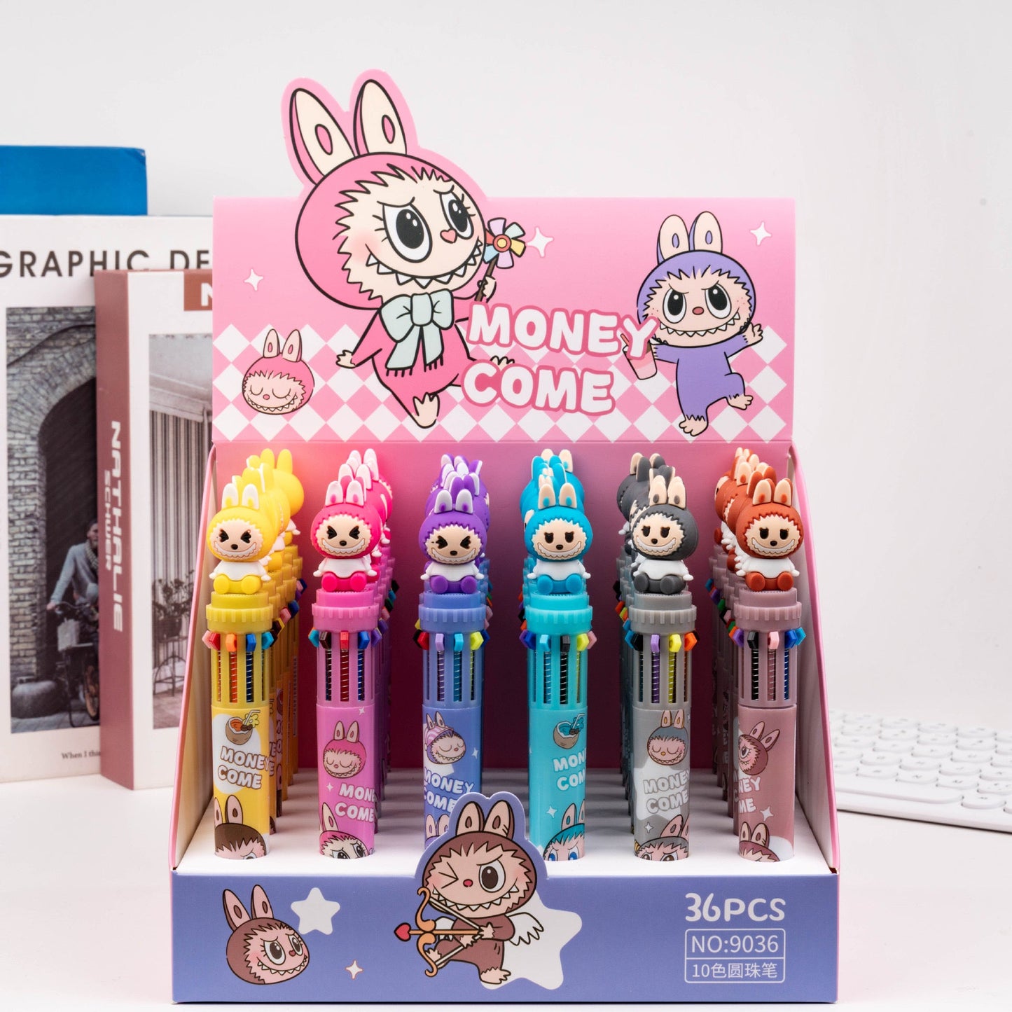 Labubu Multicoloured 3D Pen Kids Party Bag Australia - KOI KOI INBOX