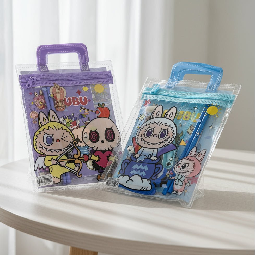 Labubu Stationery Pack (5 items) Kids Party Bag Australia - KOI KOI INBOX