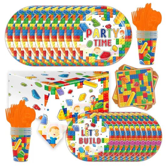 Lego Tableware Kids Party Bag Australia - KOI KOI INBOX