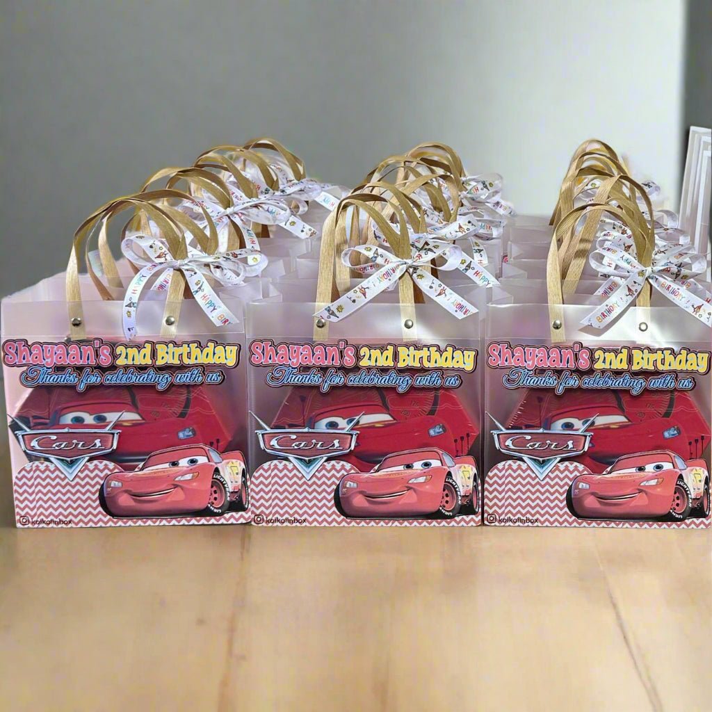 Mcqueen Cars Personalised Party Bag Kids Party Bag Australia - KOI KOI INBOX