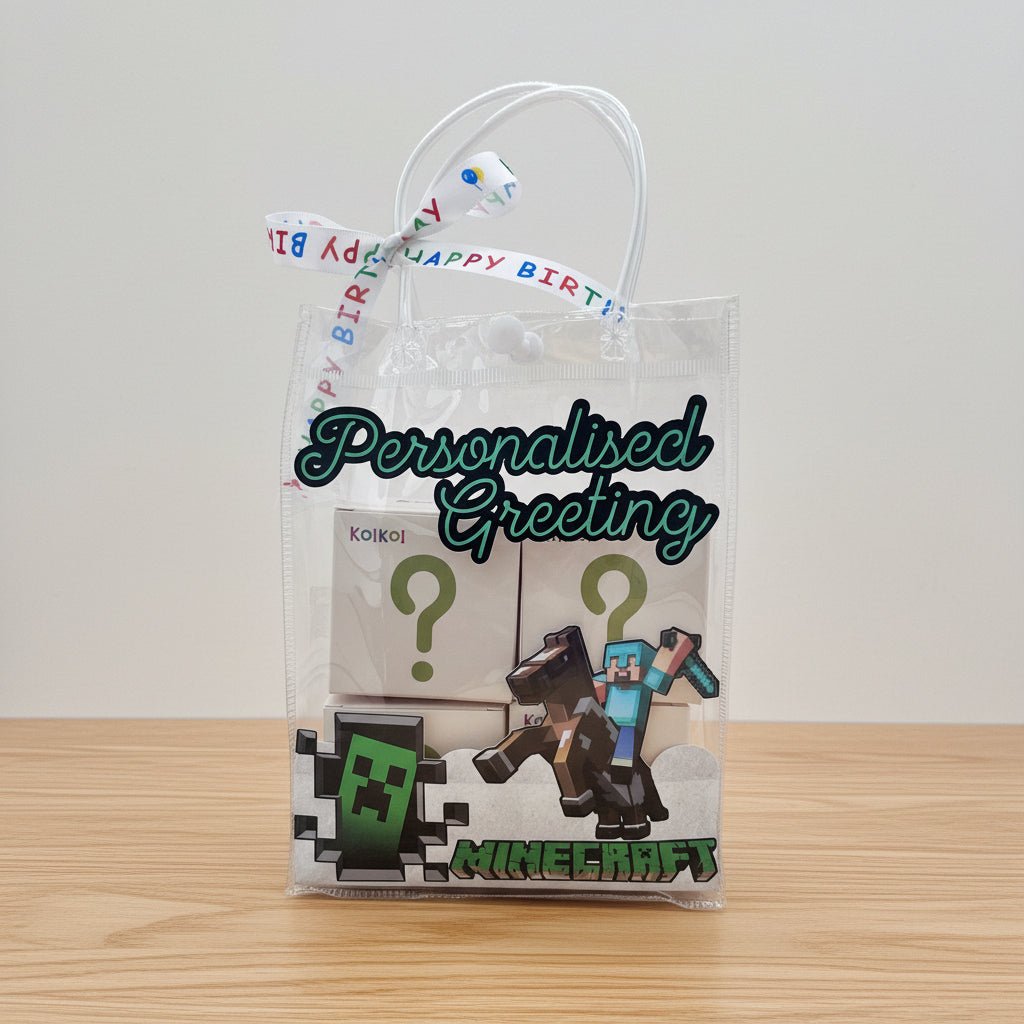 MINECRAFT Personalised Party Bag Kids Party Bag Australia - KOI KOI INBOX