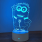 MN 3D Night Light (7 Colours) Kids Party Bag Australia - KOI KOI INBOX