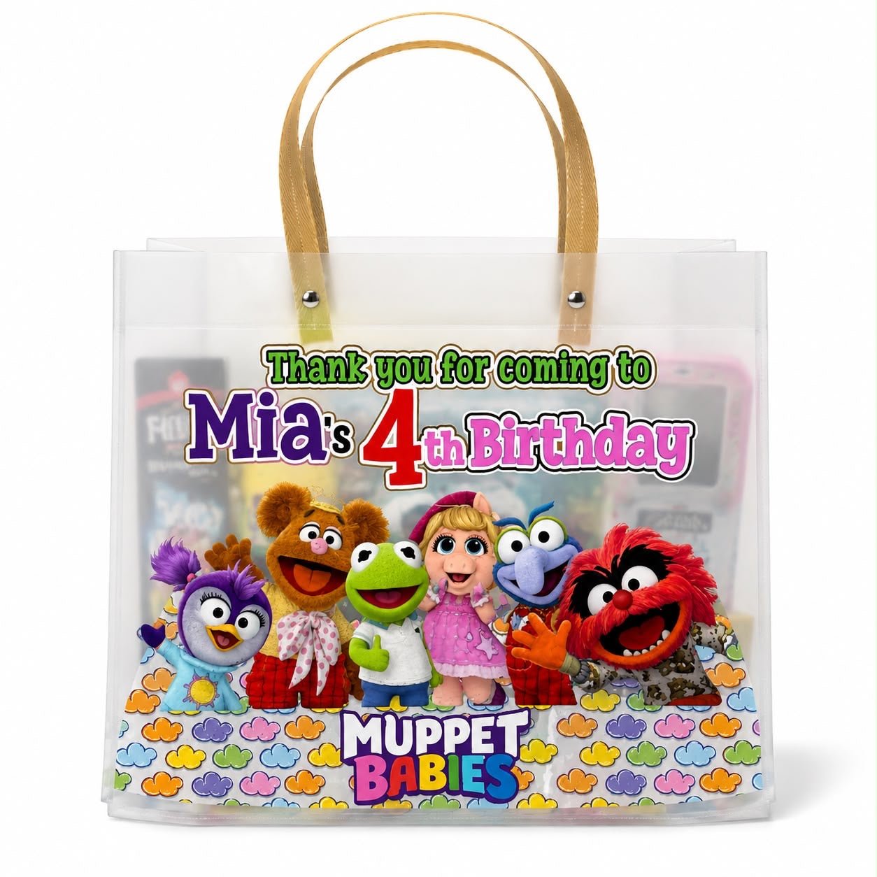 Muppet Babies Personalised Party Bag Kids Party Bag Australia - KOI KOI INBOX