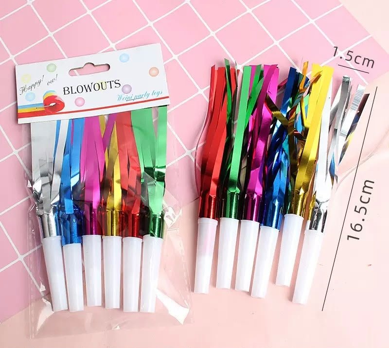 Party Reflective Blowouts (6 in a pack) Kids Party Bag Australia - KOI KOI INBOX